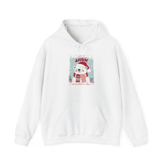 Christmas - Unisex Heavy Blend™ Hooded Sweatshirt - Let It Snow