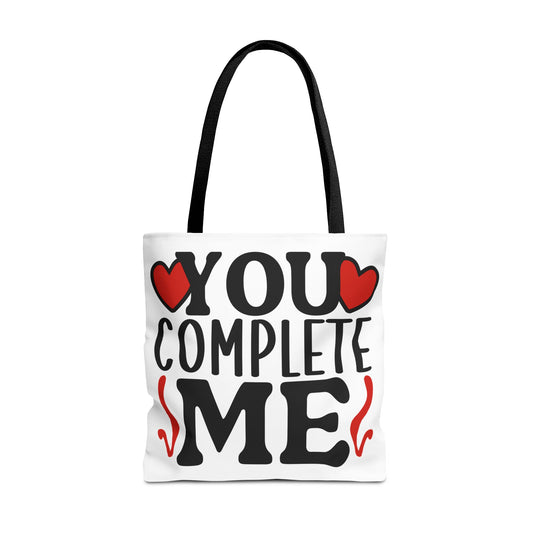 Valentine's - Tote Bag (AOP) - You Complete Me