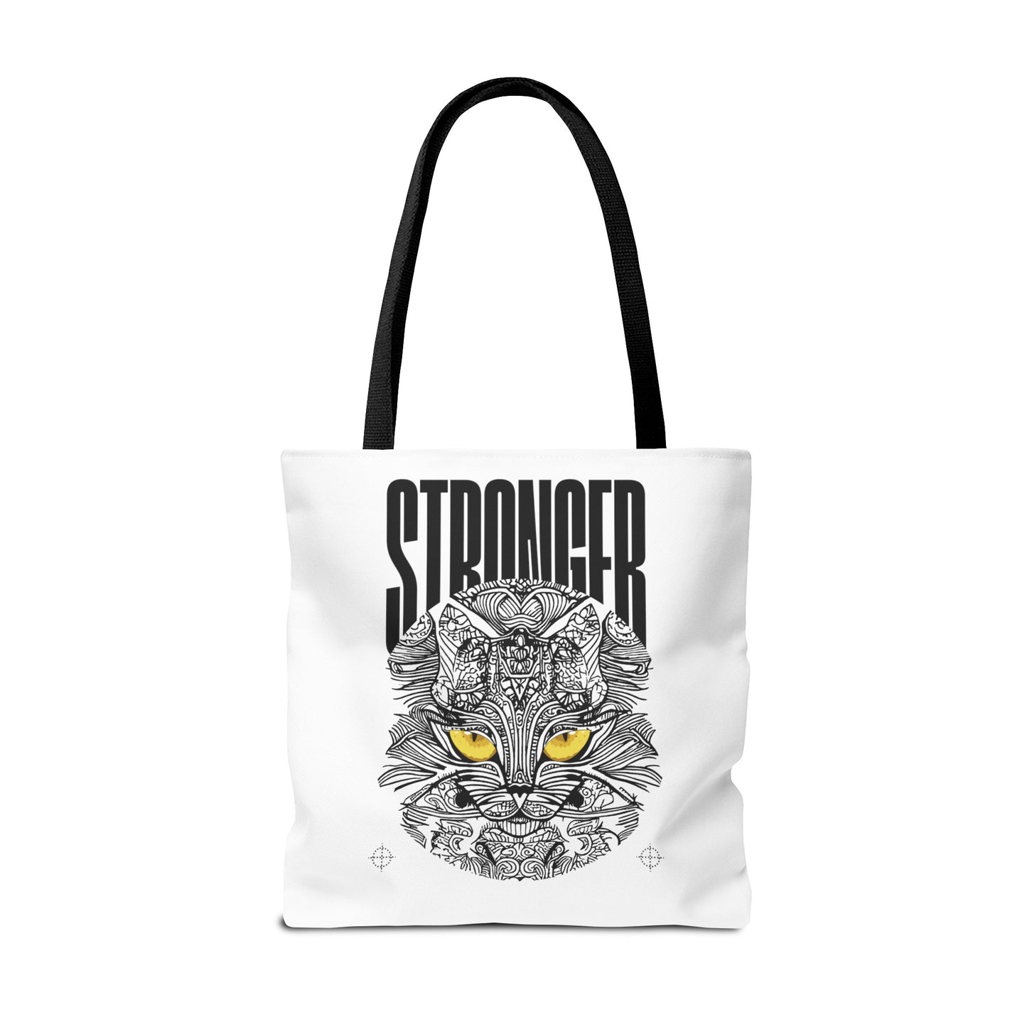 Tote Bag (AOP) - Stronger - White