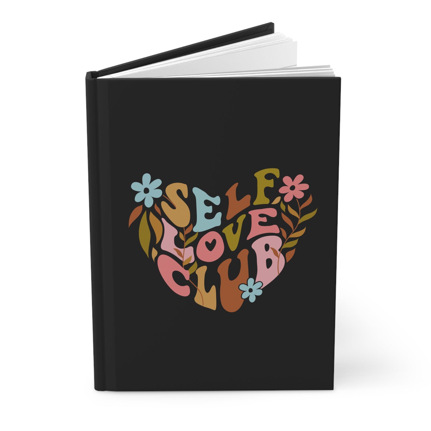 Hardcover Journal Matte - Self Love Club - Black