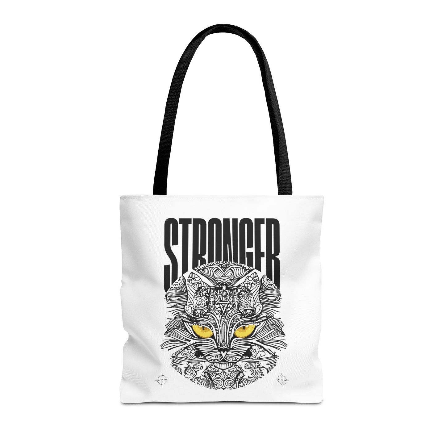 Tote Bag (AOP) - Stronger - White