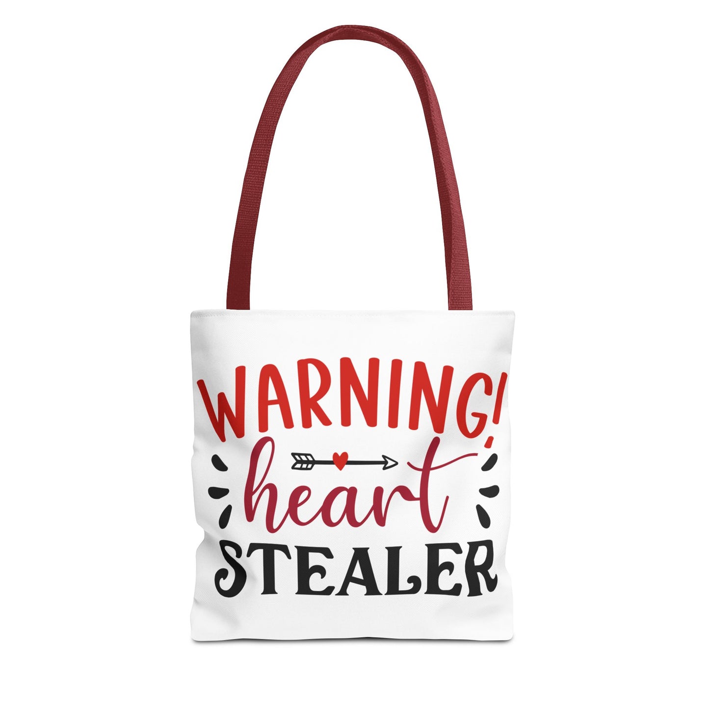 Valentine's - Tote Bag (AOP) - Warning Heart Stealer