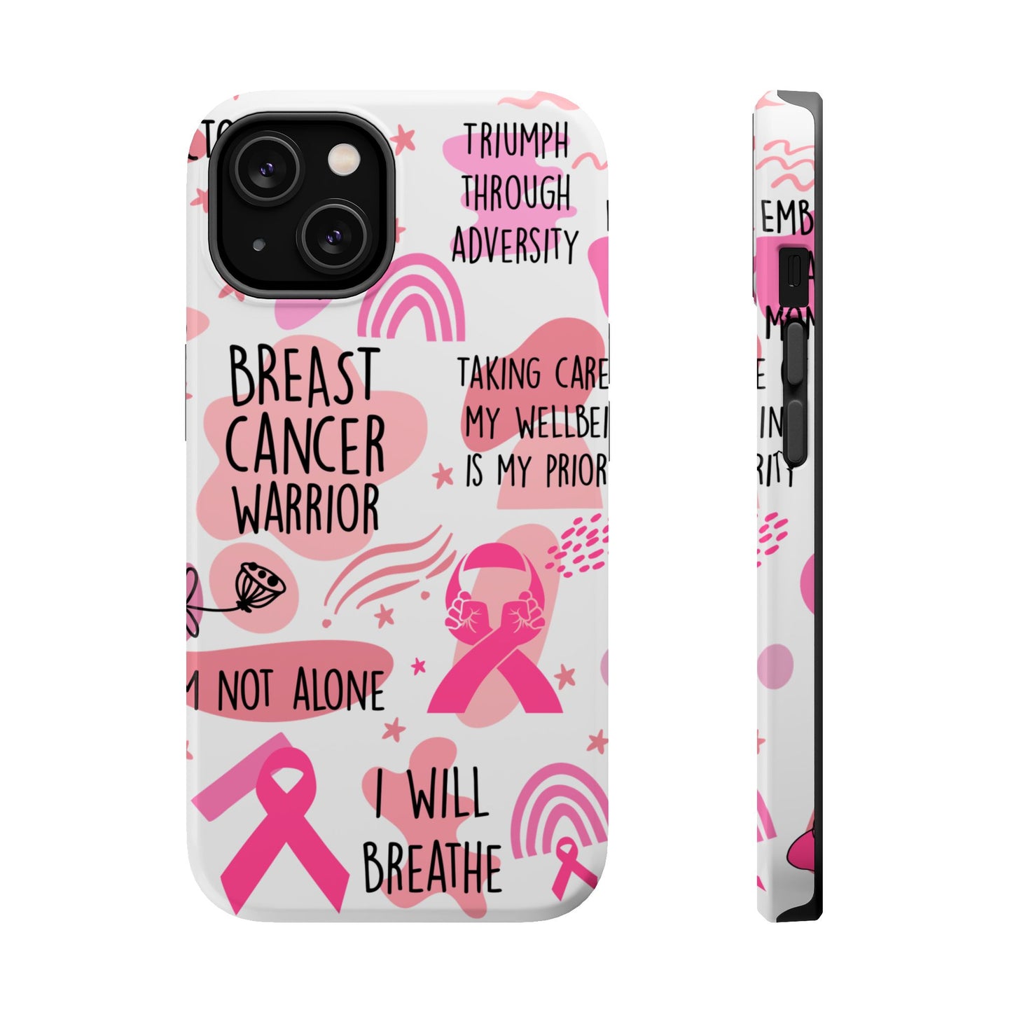 Magnetic Tough Cases - Breast Cancer Warrior