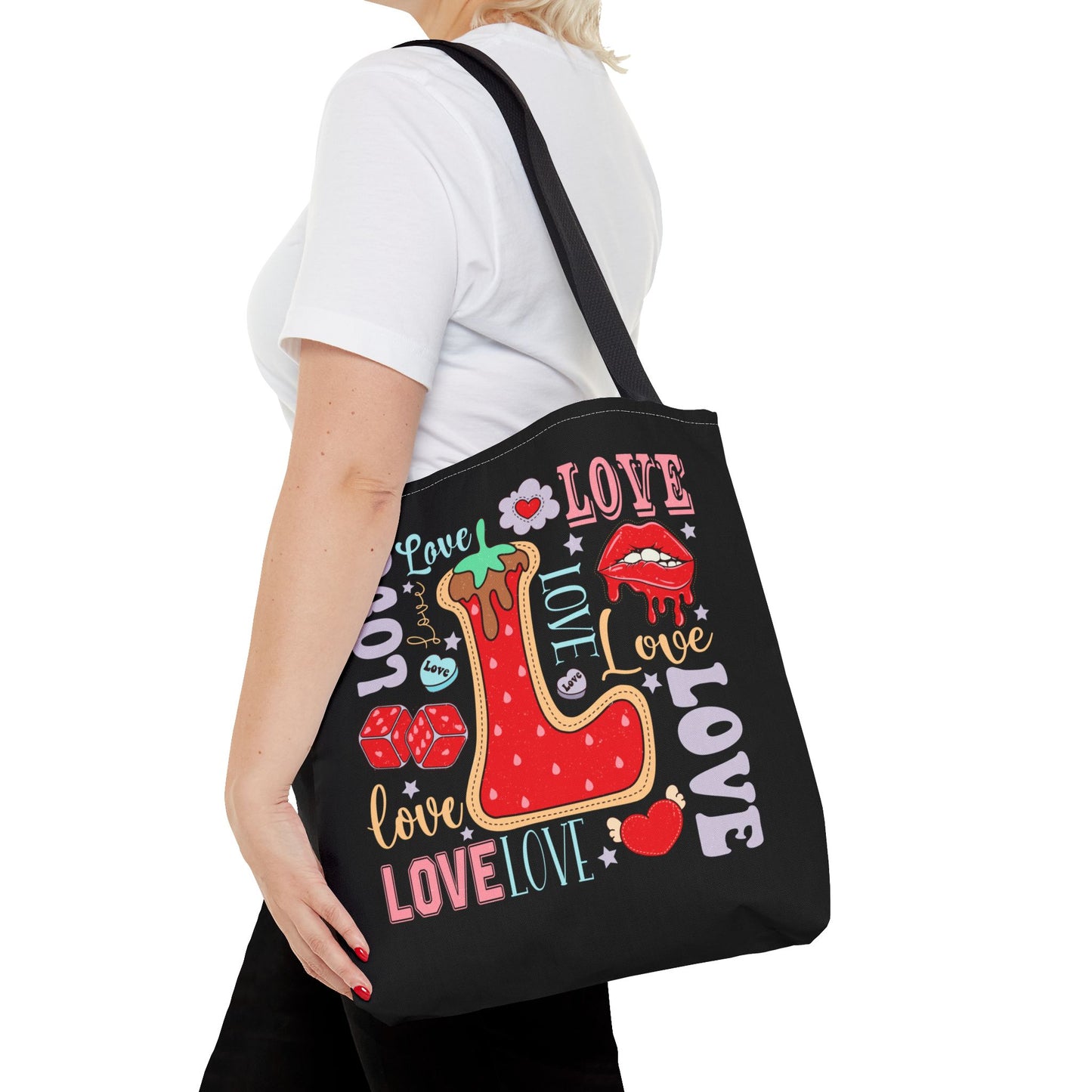 Valentine's - Tote Bag (AOP) - Love Design