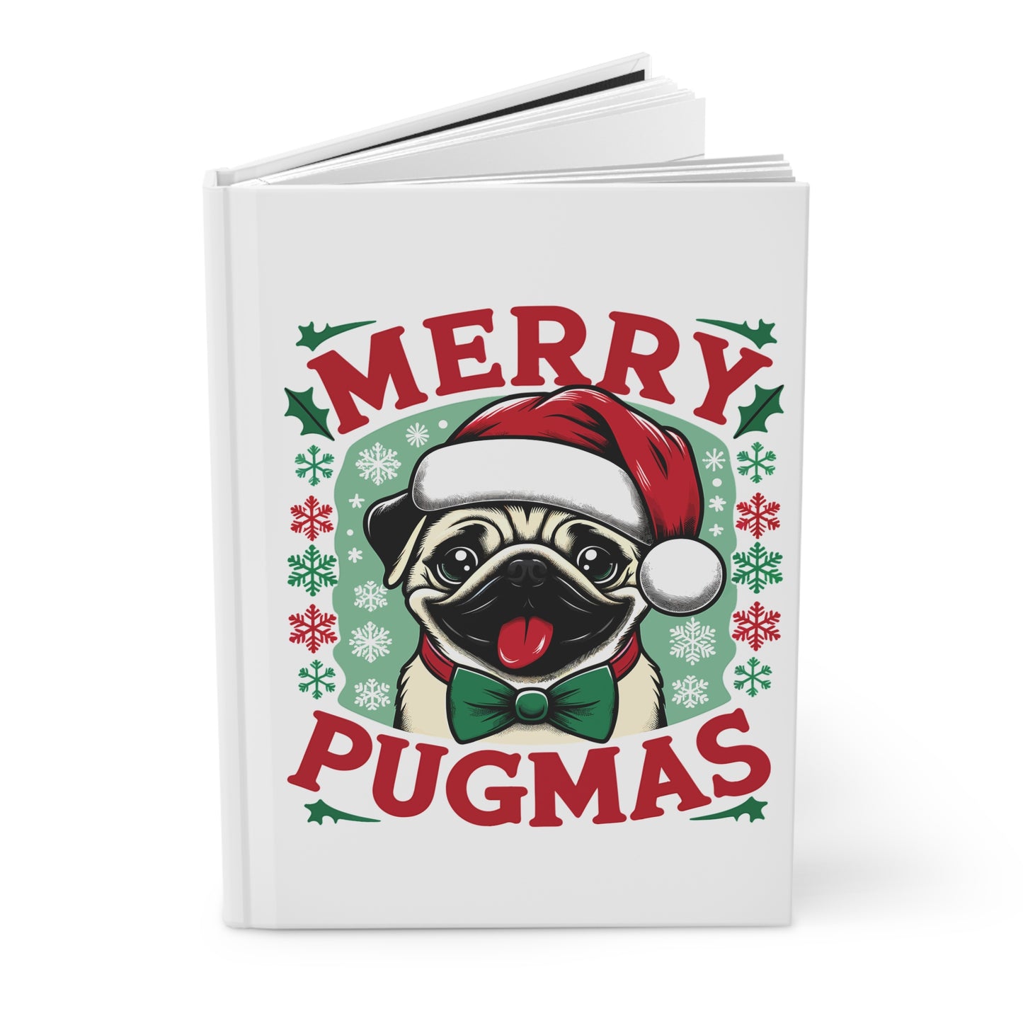 Christmas - Hardcover Journal Matte - Merry Pugmas