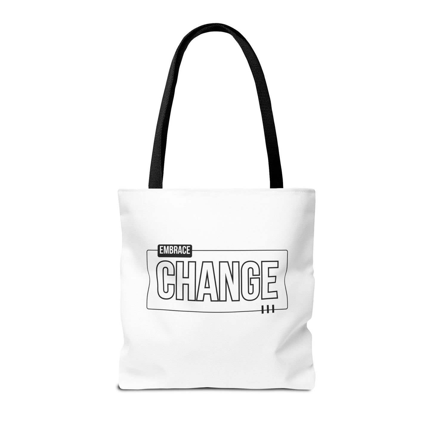 Tote Bag (AOP) - Embrace Change - White