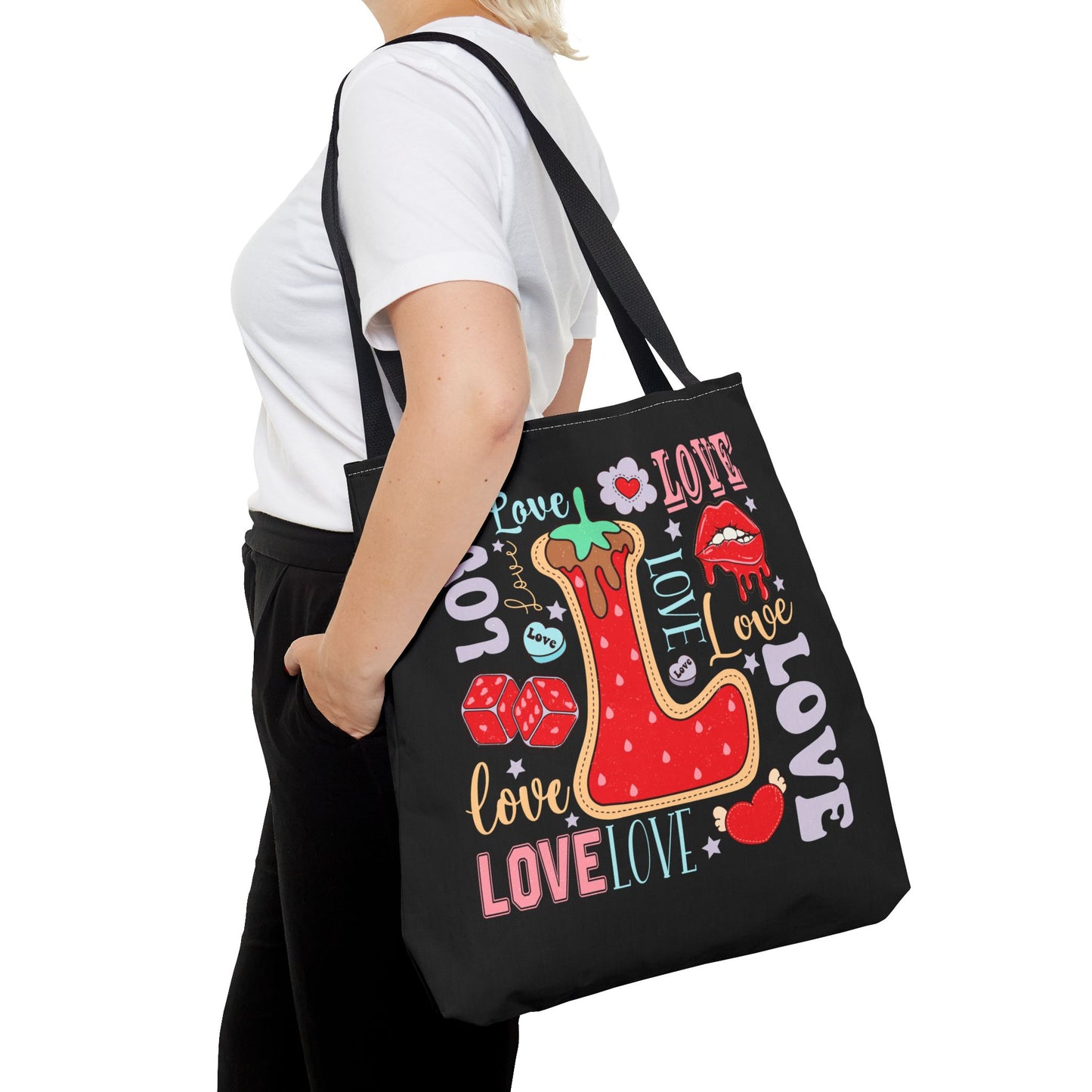 Valentine's - Tote Bag (AOP) - Love Design