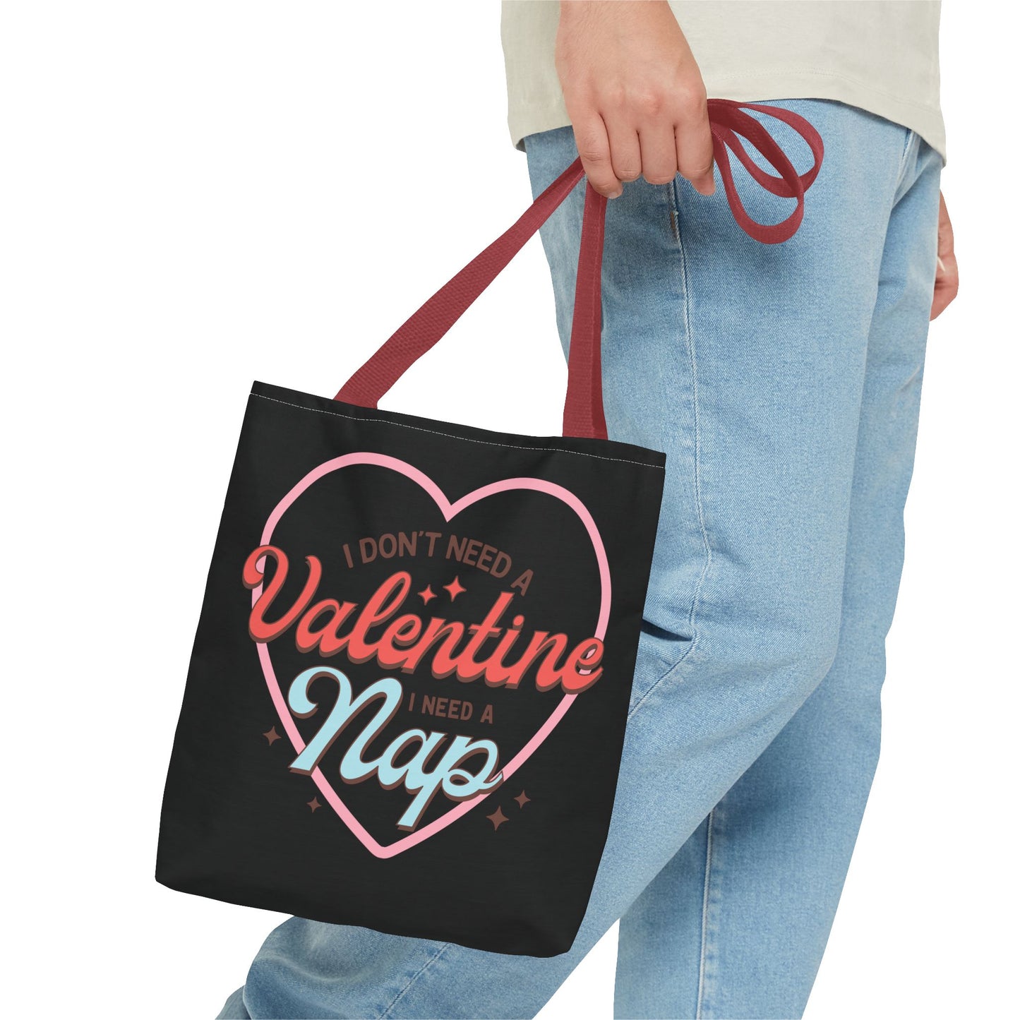 Valentine's - Tote Bag (AOP) - Valentine Nap