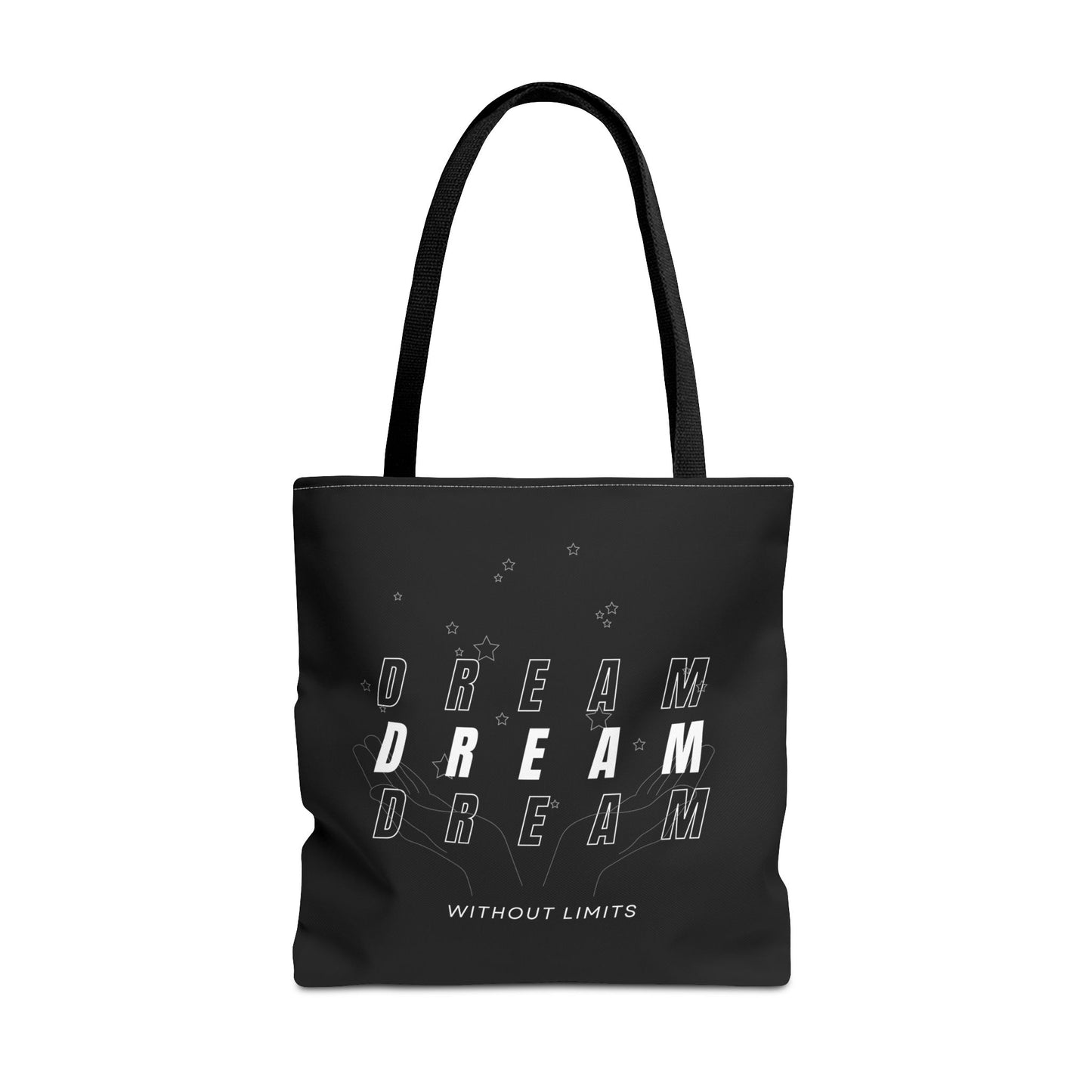 Tote Bag (AOP) - Dream Without Limits - Black