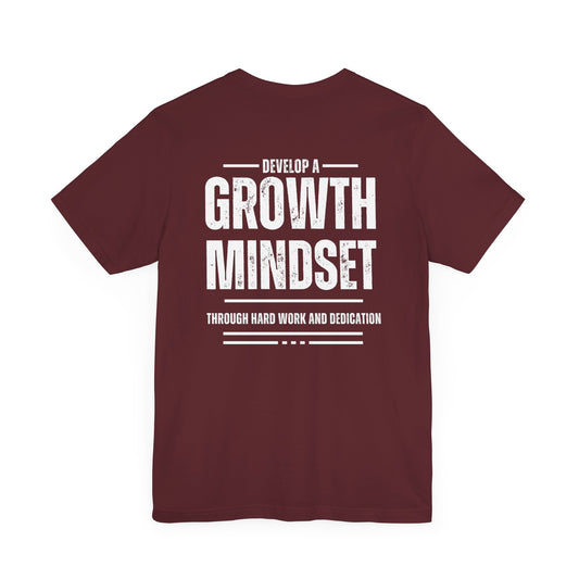 Unisex Short Sleeve Tee -Growth Mindset -Darker