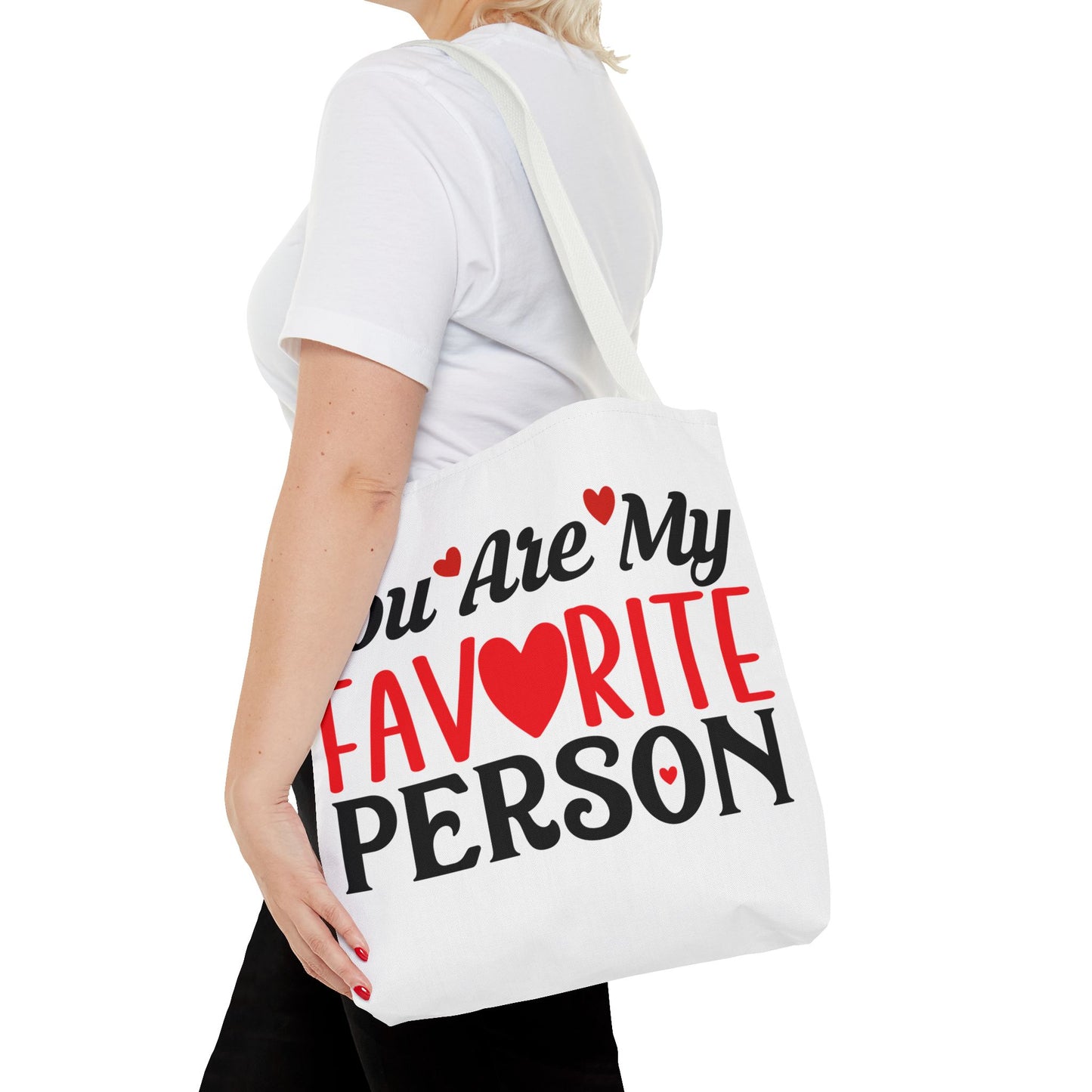 Valentine's - Tote Bag (AOP) - You Are My Favorite Person