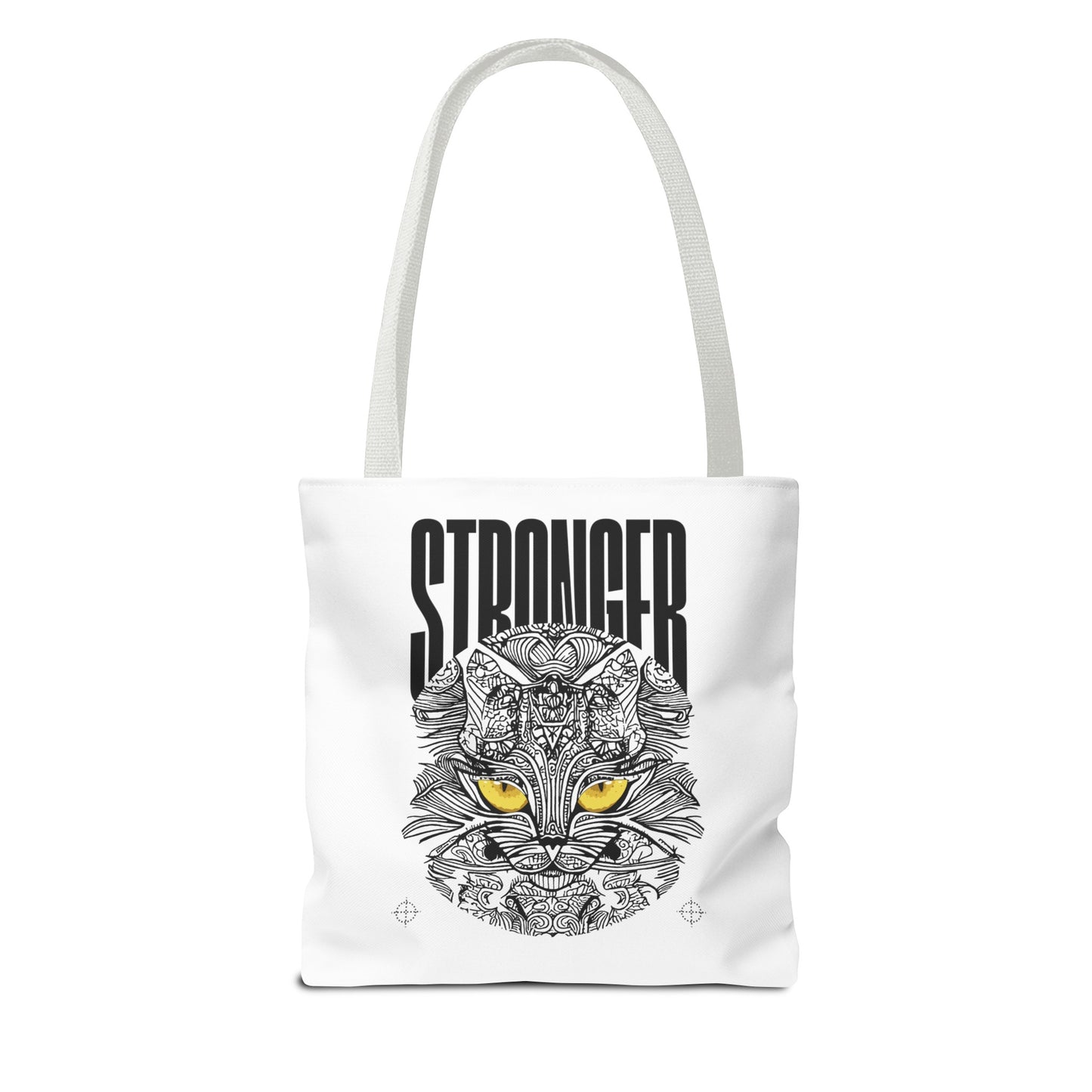 Tote Bag (AOP) - Stronger - White