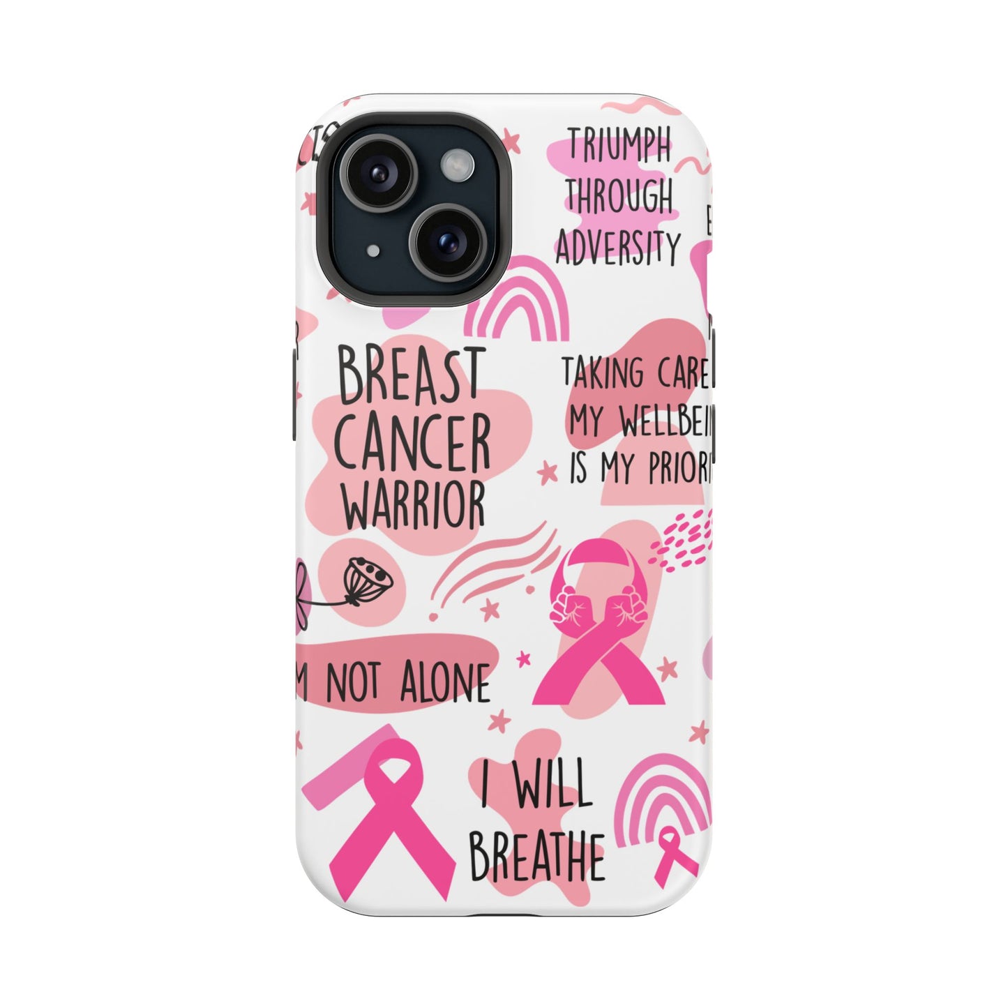 Magnetic Tough Cases - Breast Cancer Warrior