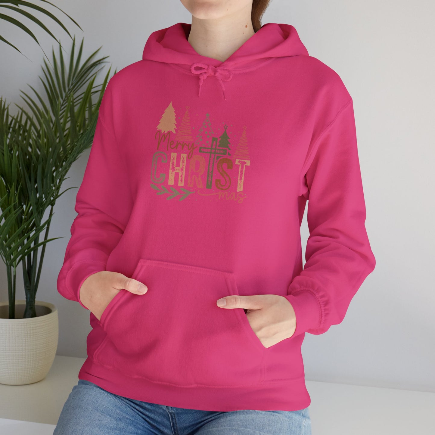 Christmas - Unisex Heavy Blend™ Hooded Sweatshirt - merry Christ mas