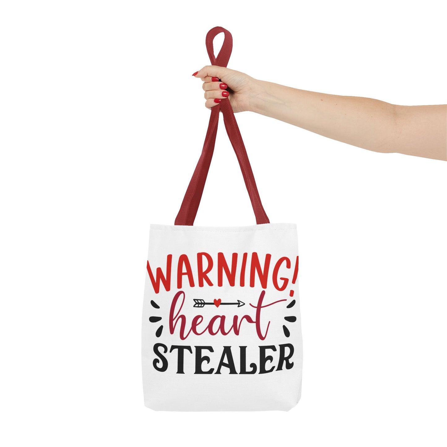 Valentine's - Tote Bag (AOP) - Warning Heart Stealer