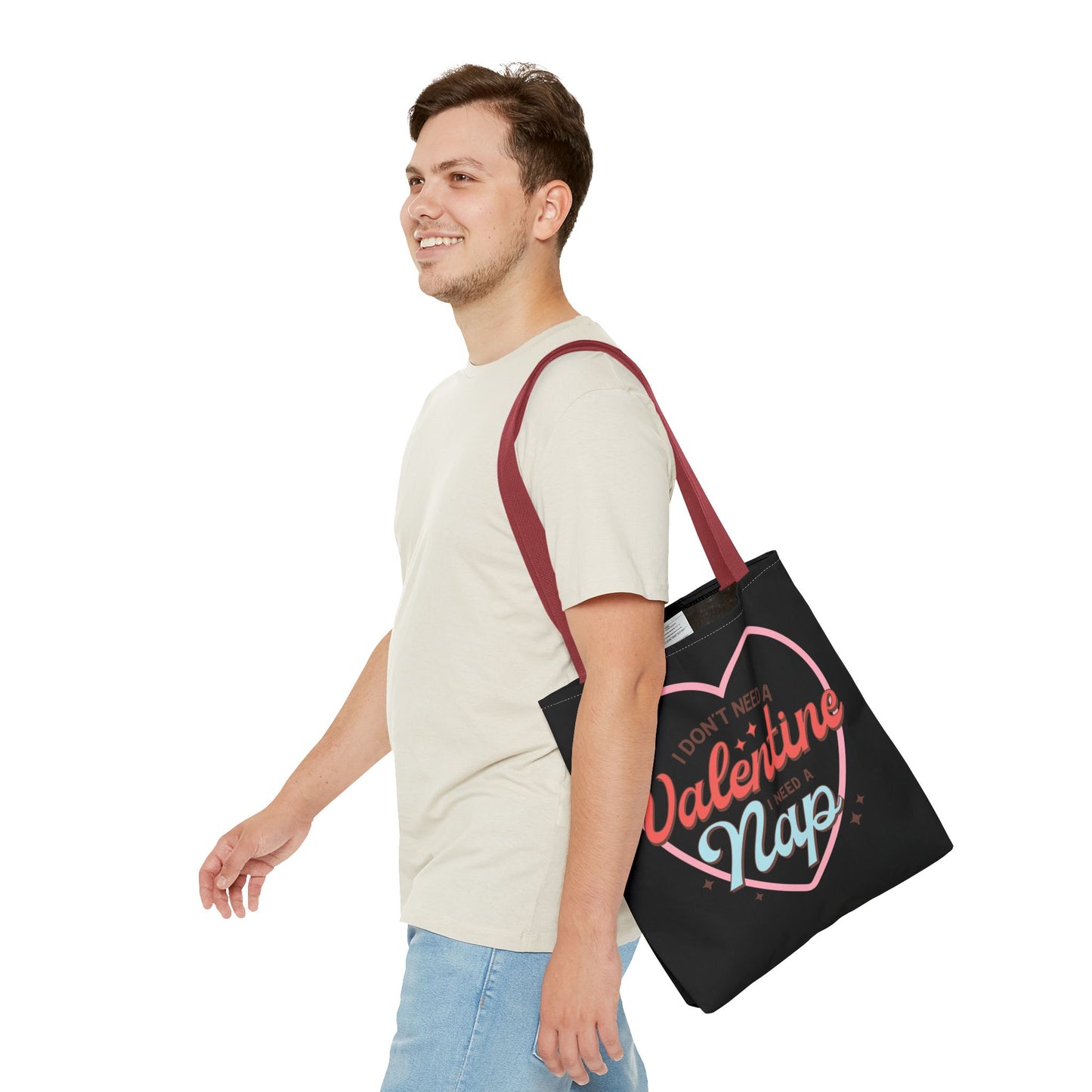 Valentine's - Tote Bag (AOP) - Valentine Nap