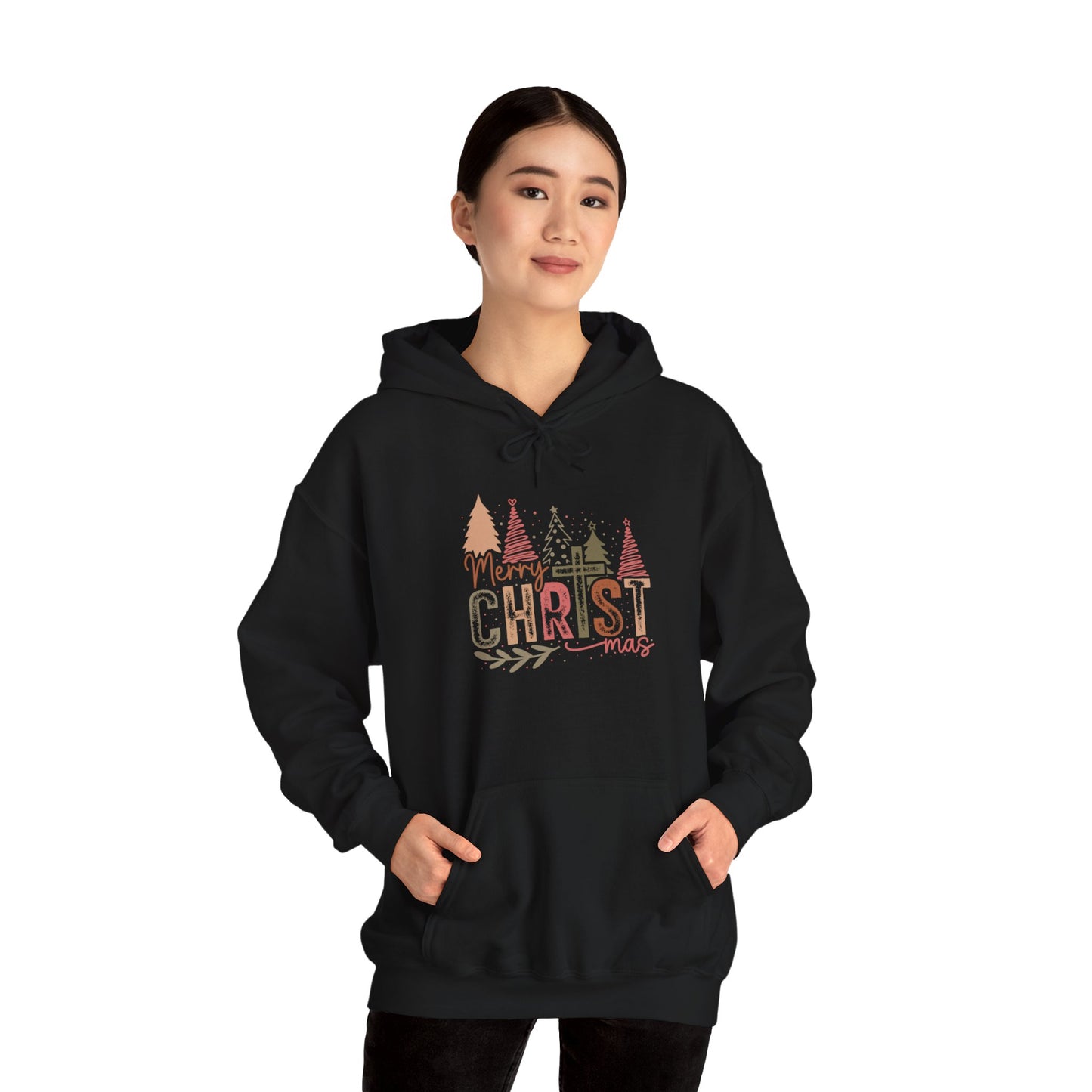 Christmas - Unisex Heavy Blend™ Hooded Sweatshirt - merry Christ mas