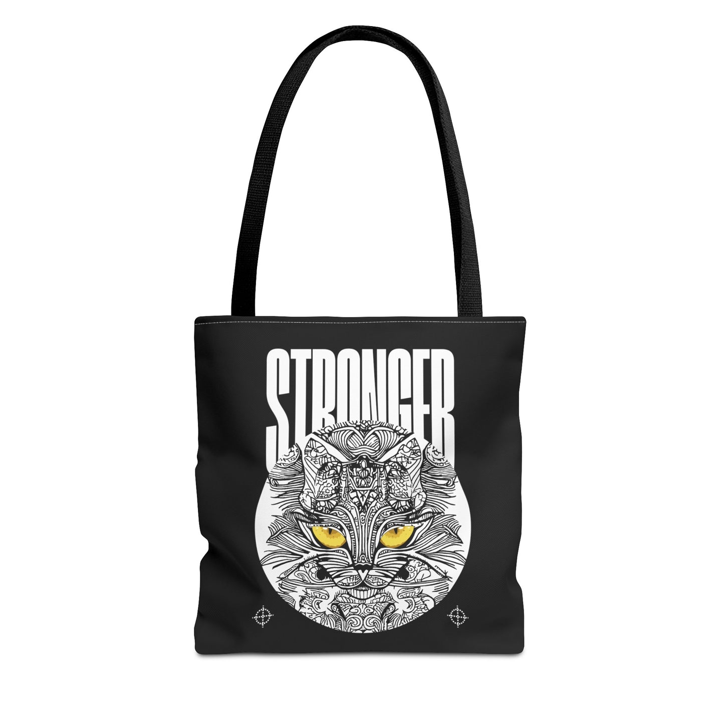 Tote Bag (AOP) - Stronger - Black