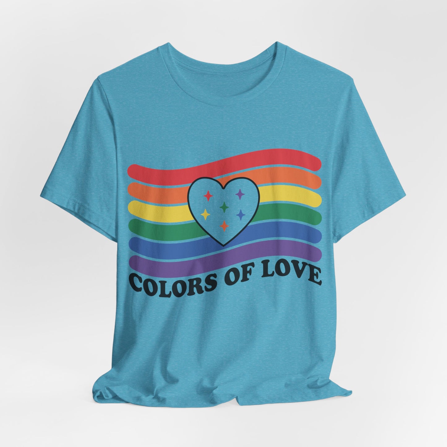 Valentines - Unisex Jersey Short Sleeve Tee - Colors Of Love