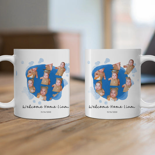 Customized Ceramic Mug, (11oz, 15oz) - Loved One (Upload Your Own Picture)