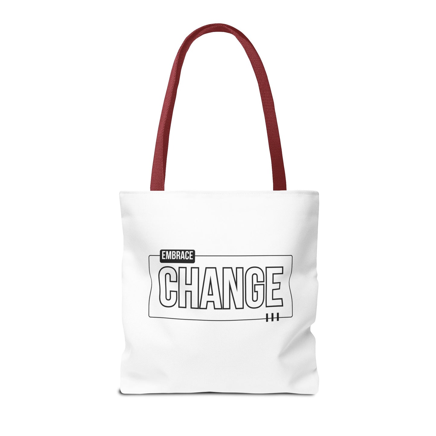 Tote Bag (AOP) - Embrace Change - White