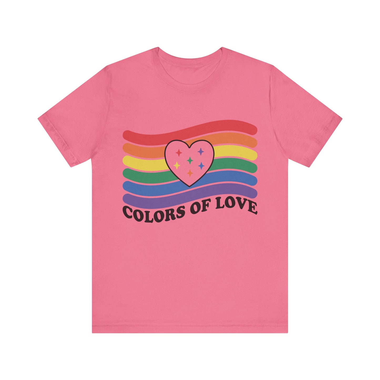 Valentines - Unisex Jersey Short Sleeve Tee - Colors Of Love