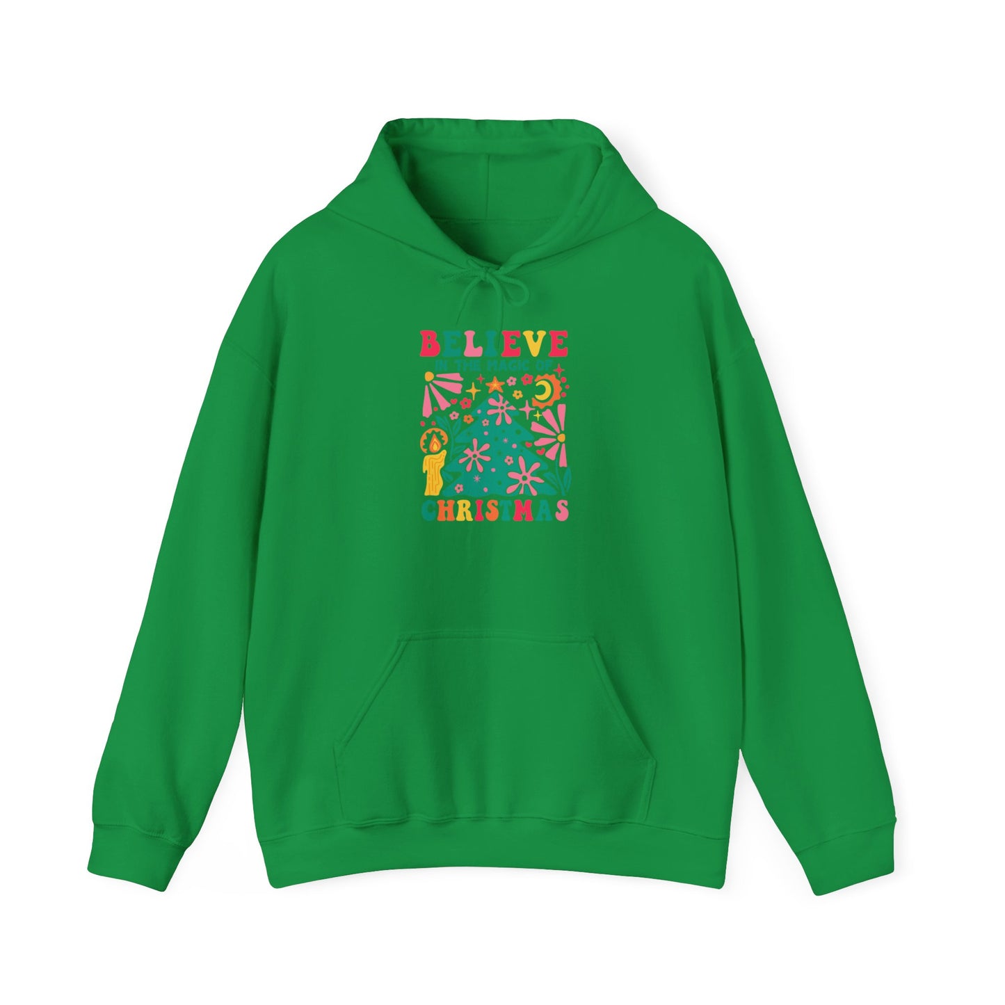 Christmas - Unisex Heavy Blend™ Hooded Sweatshirt - Believe In The Magic Of Christmas