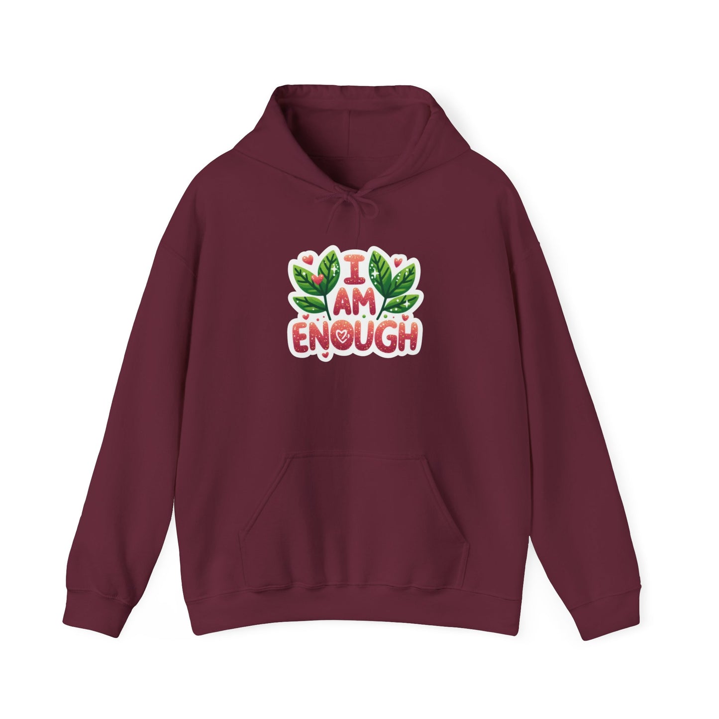 Unisex Heavy Blend™ Hooded Sweatshirt - I AM ENOUGH -