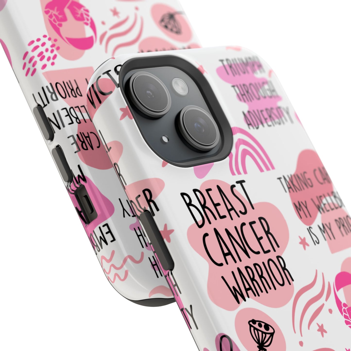 Magnetic Tough Cases - Breast Cancer Warrior