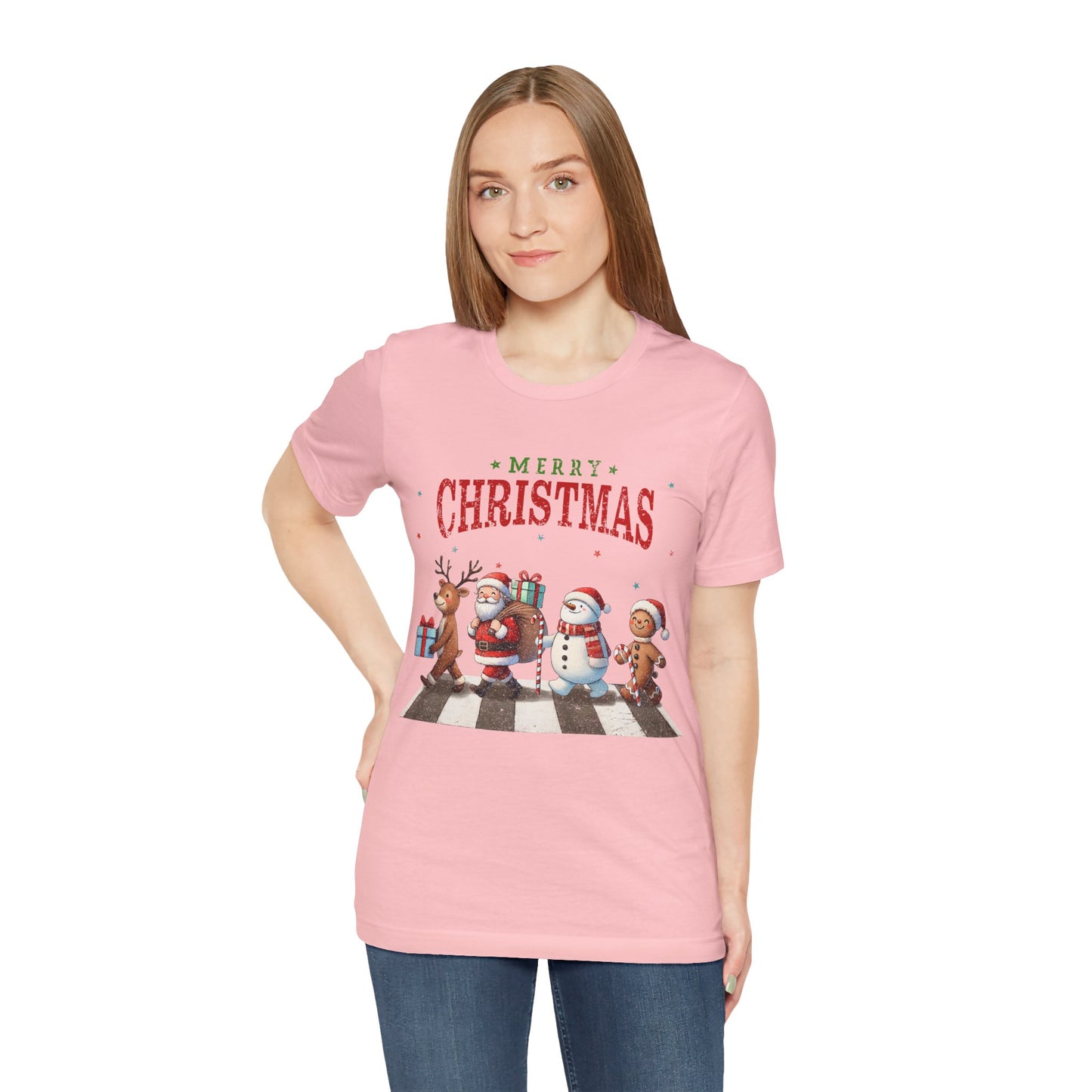 Christmas - Unisex Jersey Short Sleeve Tee - Santa Team