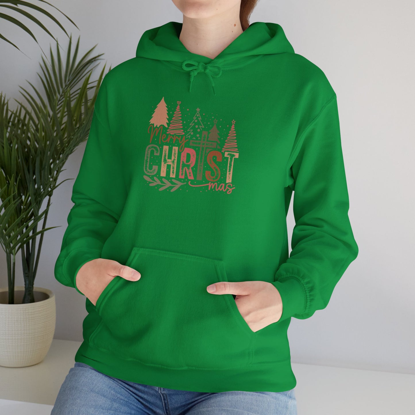 Christmas - Unisex Heavy Blend™ Hooded Sweatshirt - merry Christ mas