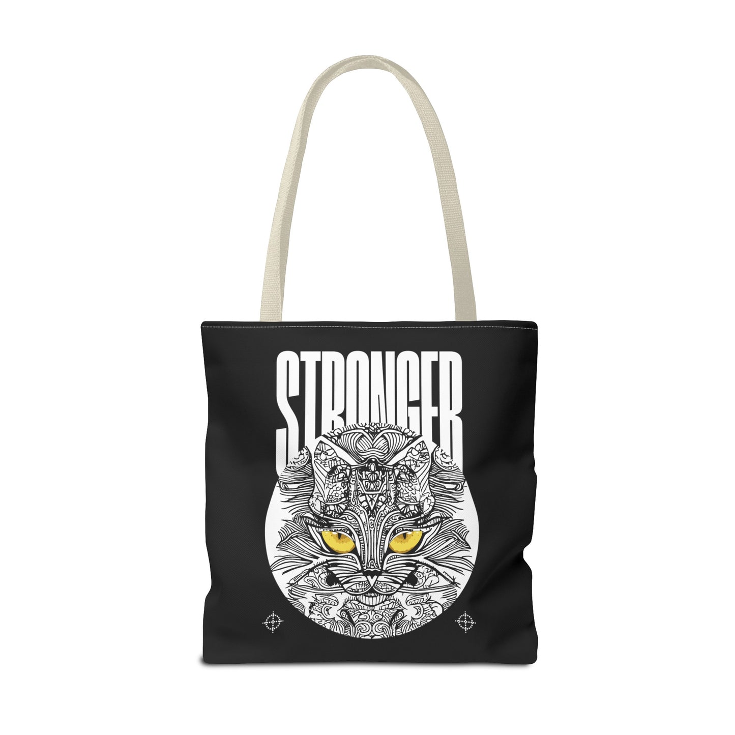 Tote Bag (AOP) - Stronger - Black