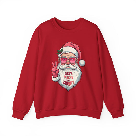 Christmas - Unisex Heavy Blend™ Crewneck Sweatshirt - Stay Merry & Bright