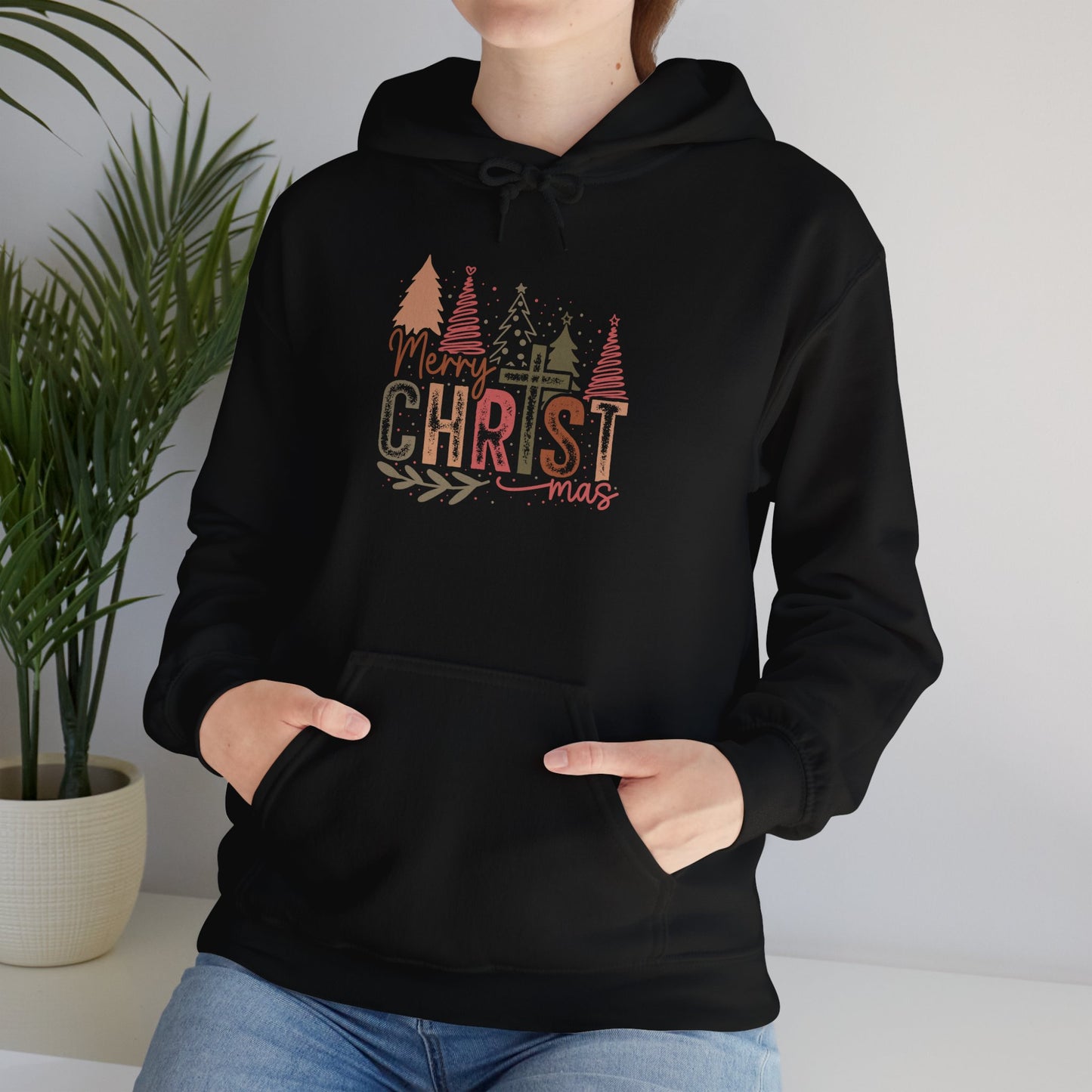 Christmas - Unisex Heavy Blend™ Hooded Sweatshirt - merry Christ mas