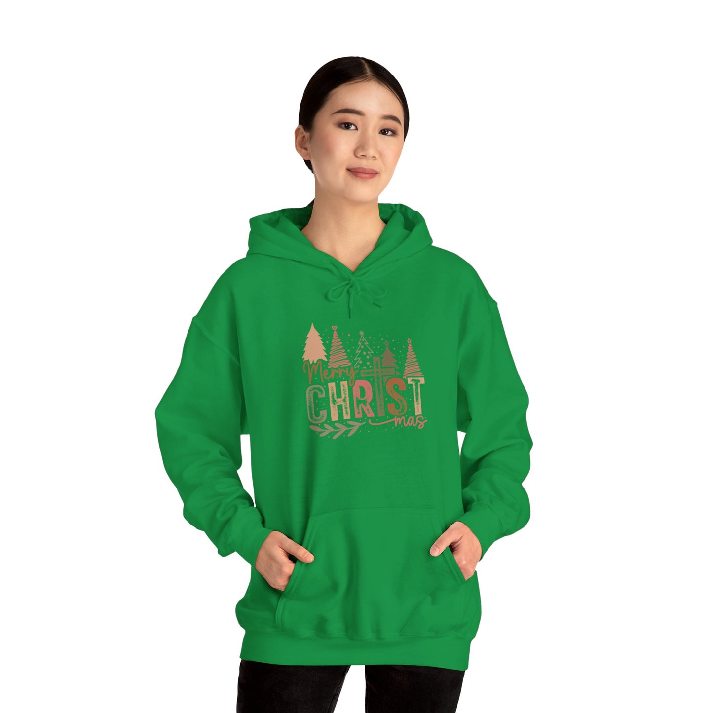 Christmas - Unisex Heavy Blend™ Hooded Sweatshirt - merry Christ mas