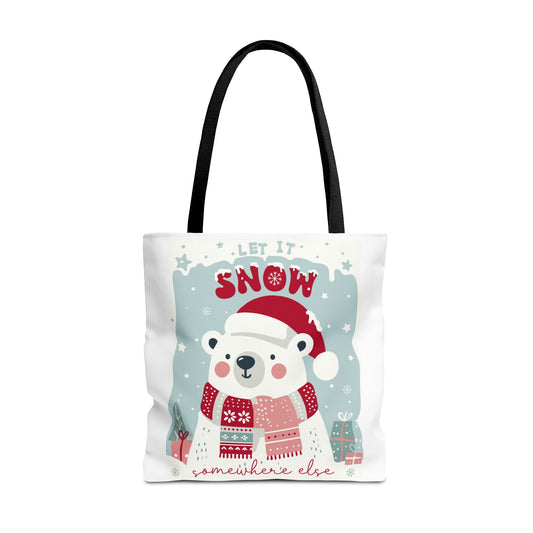 Christmas - Tote Bag (AOP) - Let It Snow