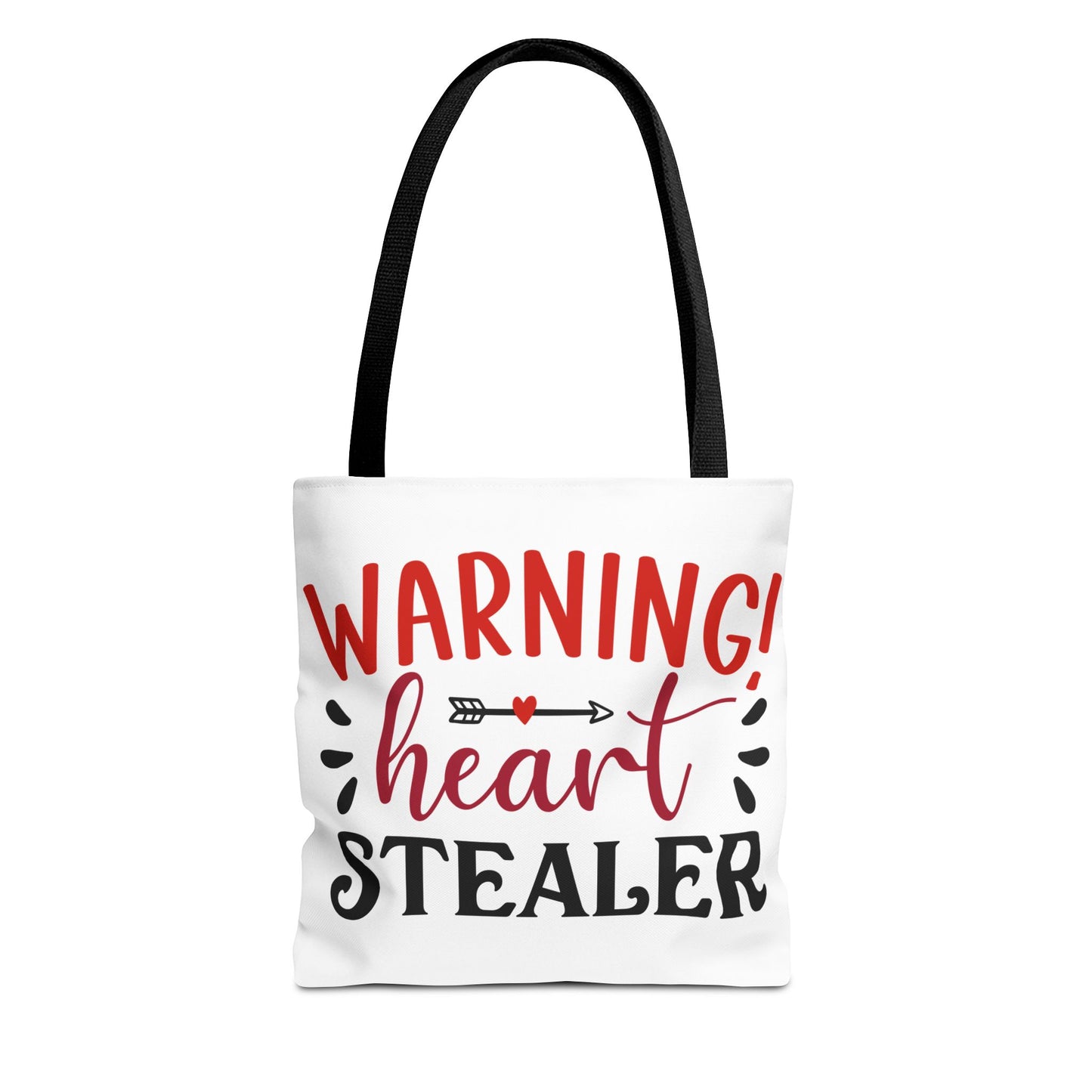 Valentine's - Tote Bag (AOP) - Warning Heart Stealer