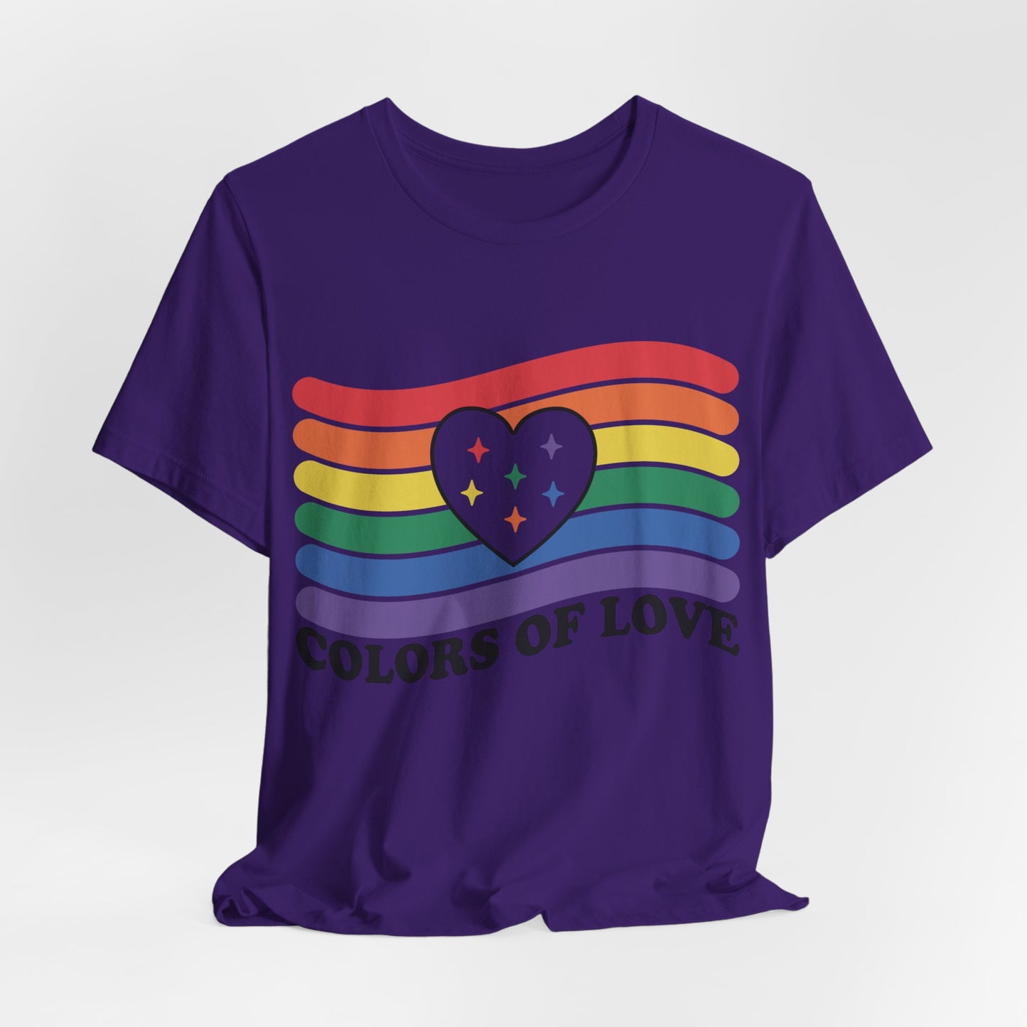 Valentines - Unisex Jersey Short Sleeve Tee - Colors Of Love