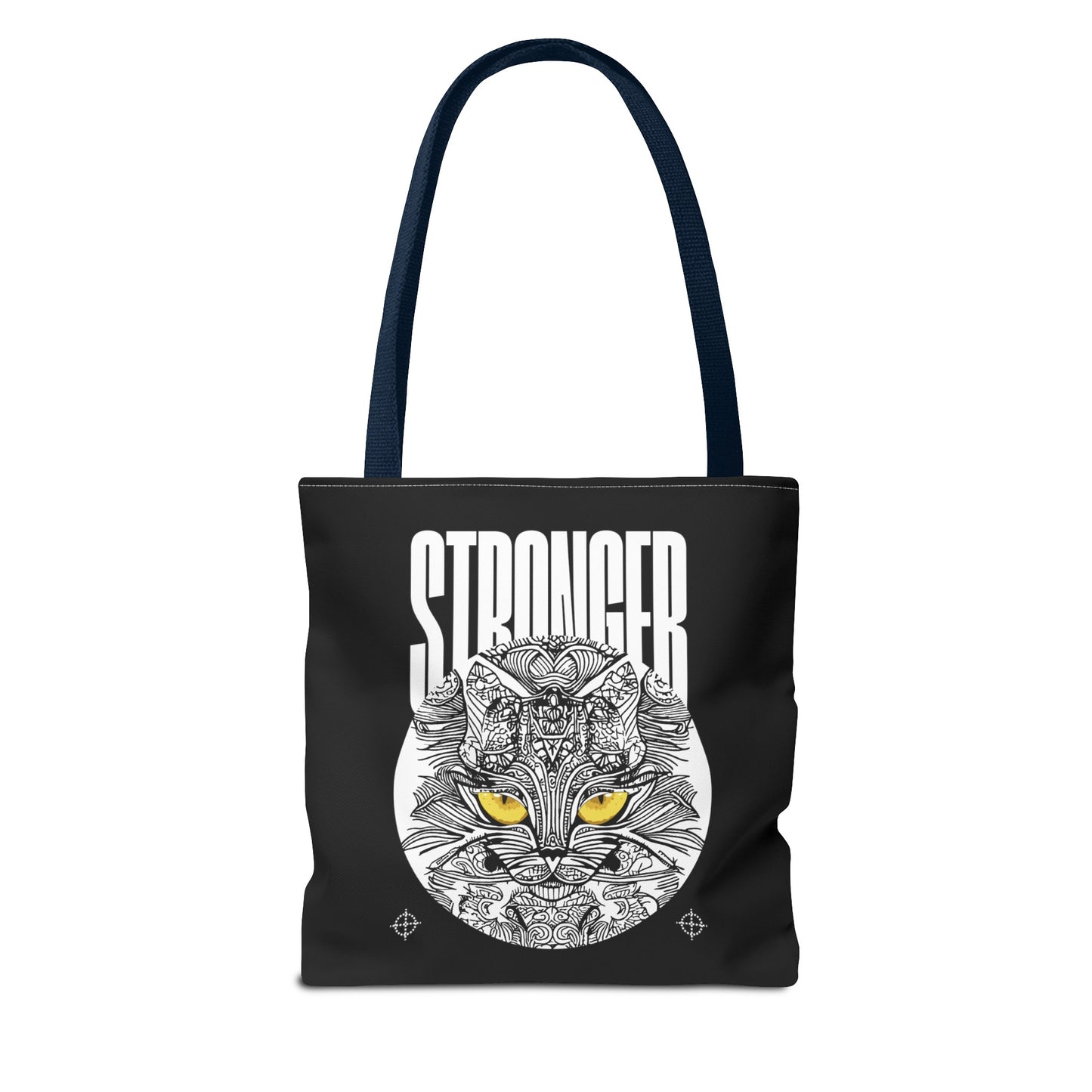 Tote Bag (AOP) - Stronger - Black