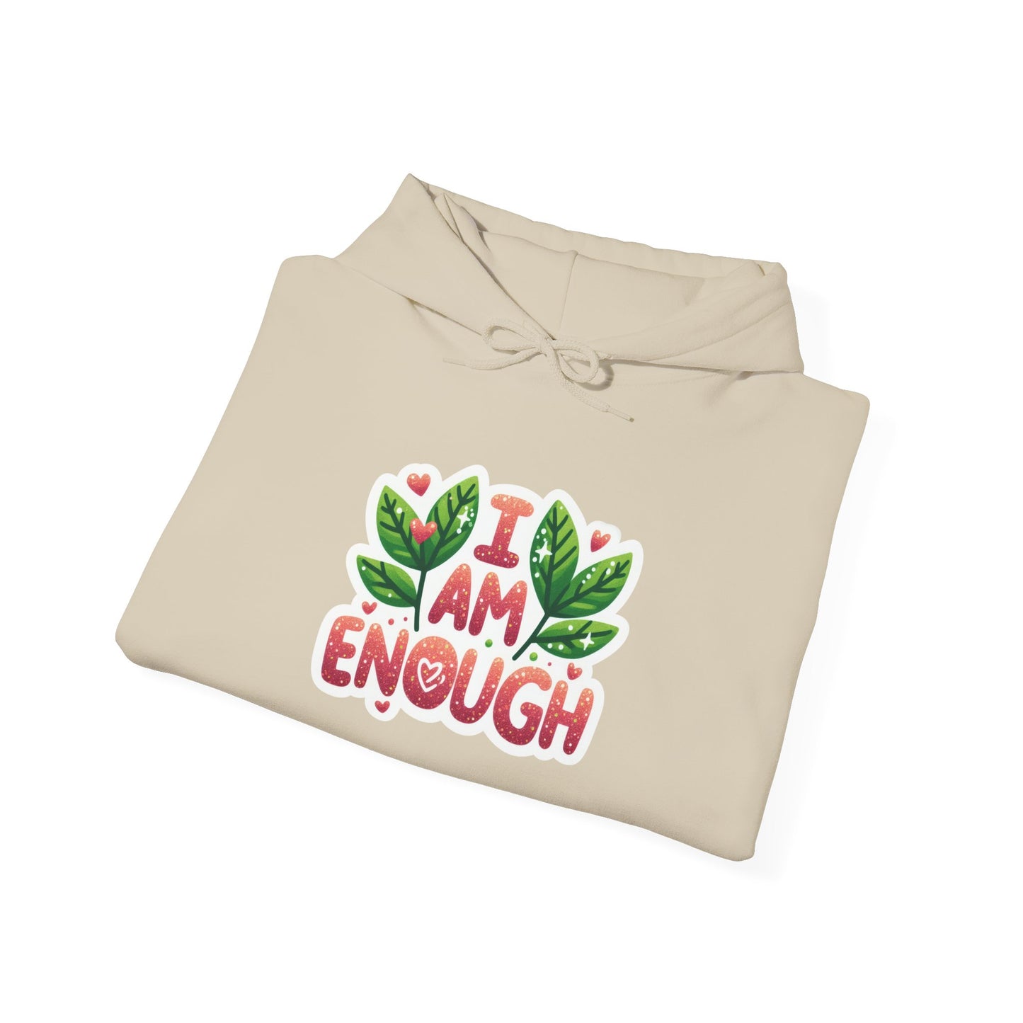 Unisex Heavy Blend™ Hooded Sweatshirt - I AM ENOUGH -