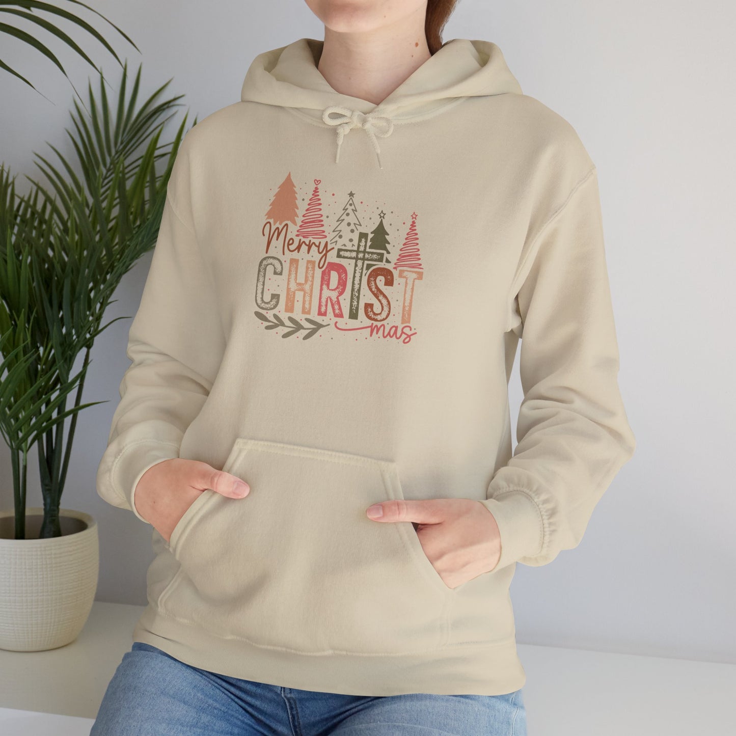 Christmas - Unisex Heavy Blend™ Hooded Sweatshirt - merry Christ mas