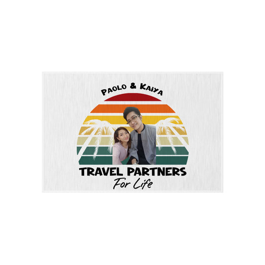 Customized Outdoor Rug - Travel Partners For Life