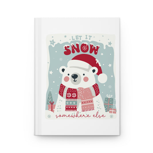 Christmas - Hardcover Journal Matte - Let It Snow