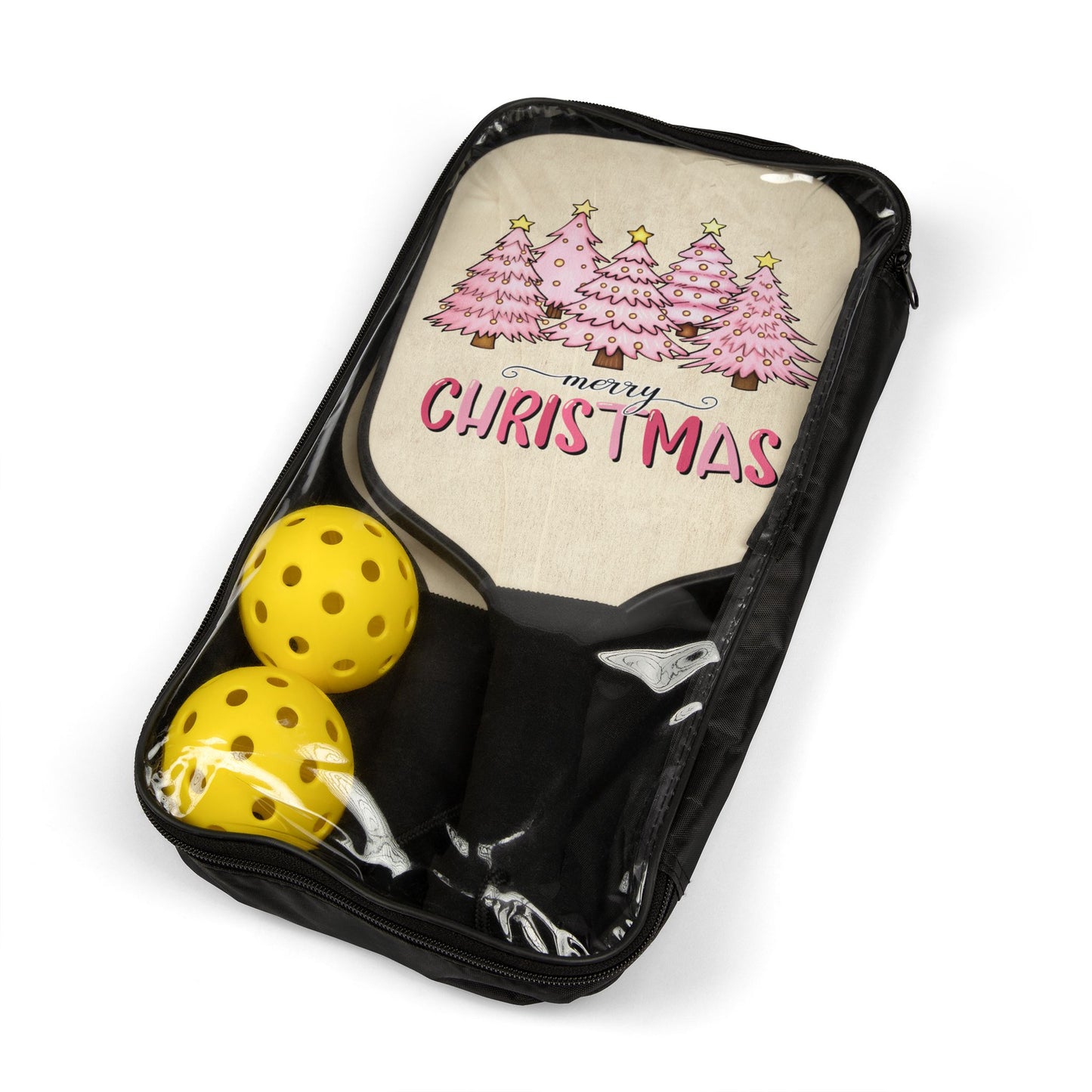 Christmas - Pickleball Kit - Merry Christmas Tree