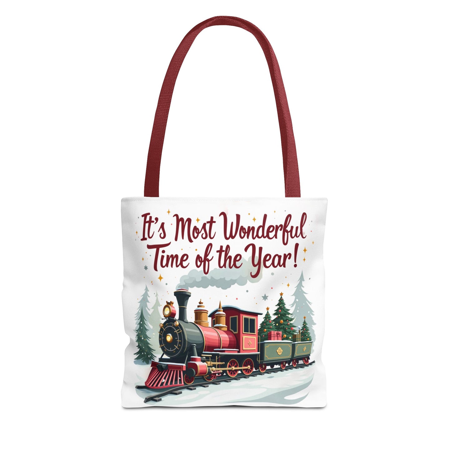 Christmas - Tote Bag (AOP) - It's Most Wonderful Time Of The Year