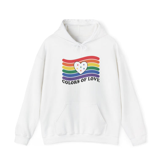 Valentine's - Unisex Heavy Blend™ Hooded Sweatshirt - Colors Of Love