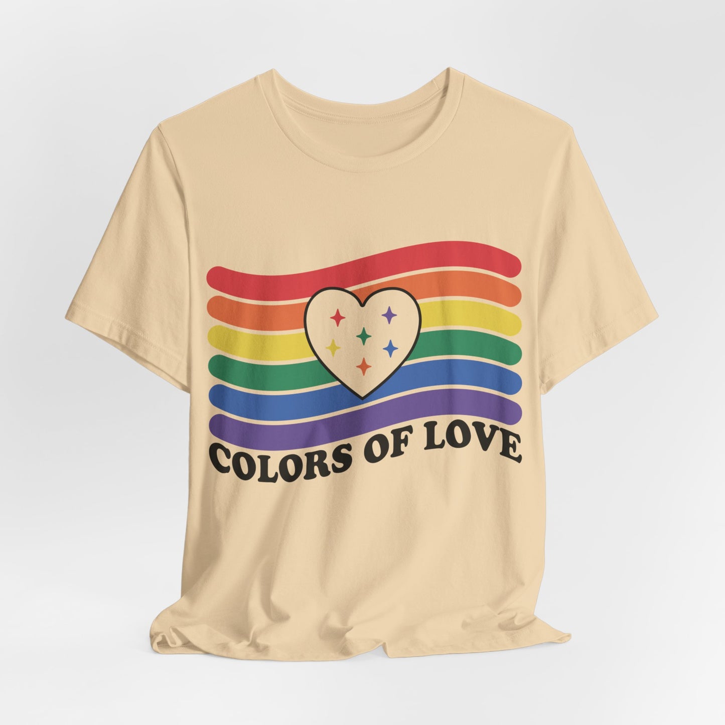 Valentines - Unisex Jersey Short Sleeve Tee - Colors Of Love