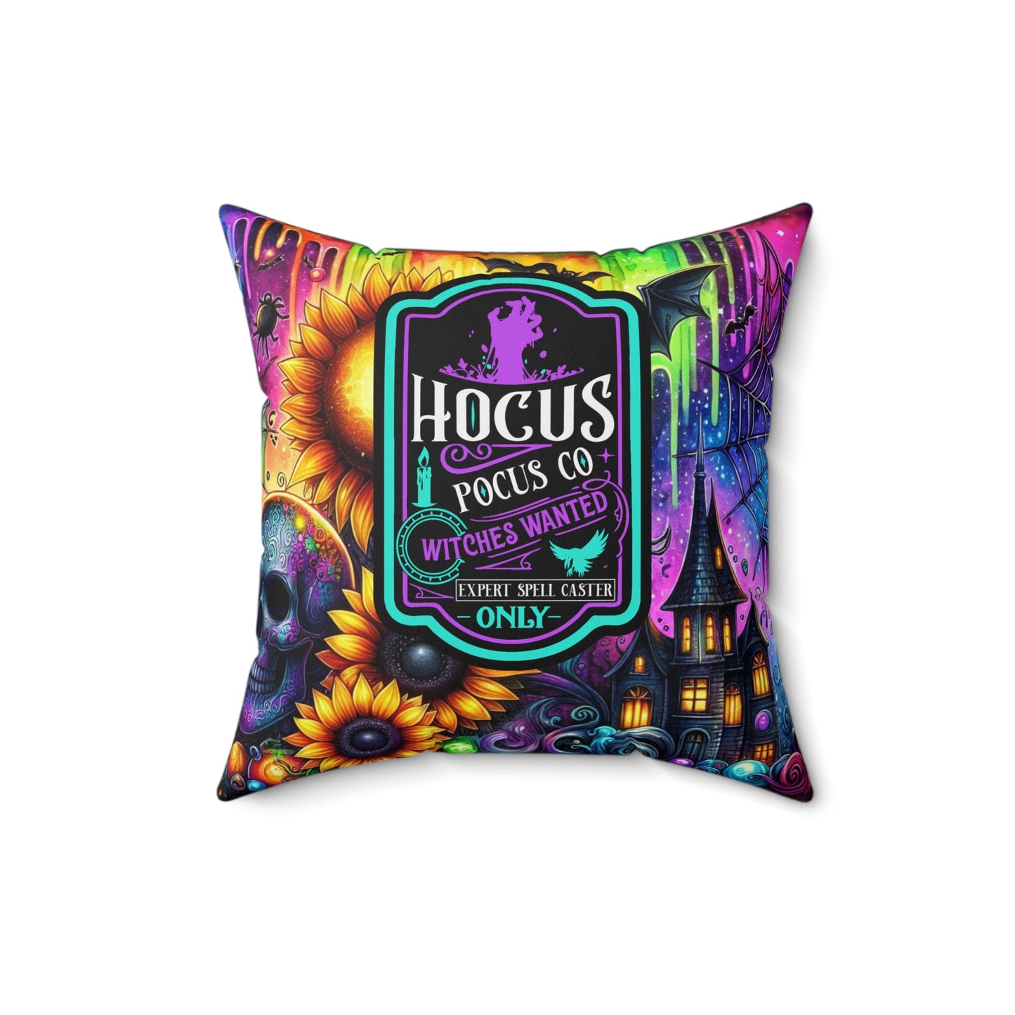 Halloween - Spun Polyester Square Pillow - Hocus Pocus 2