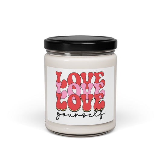 Valentine's - Scented Soy Candle, 9oz - Love Yourself