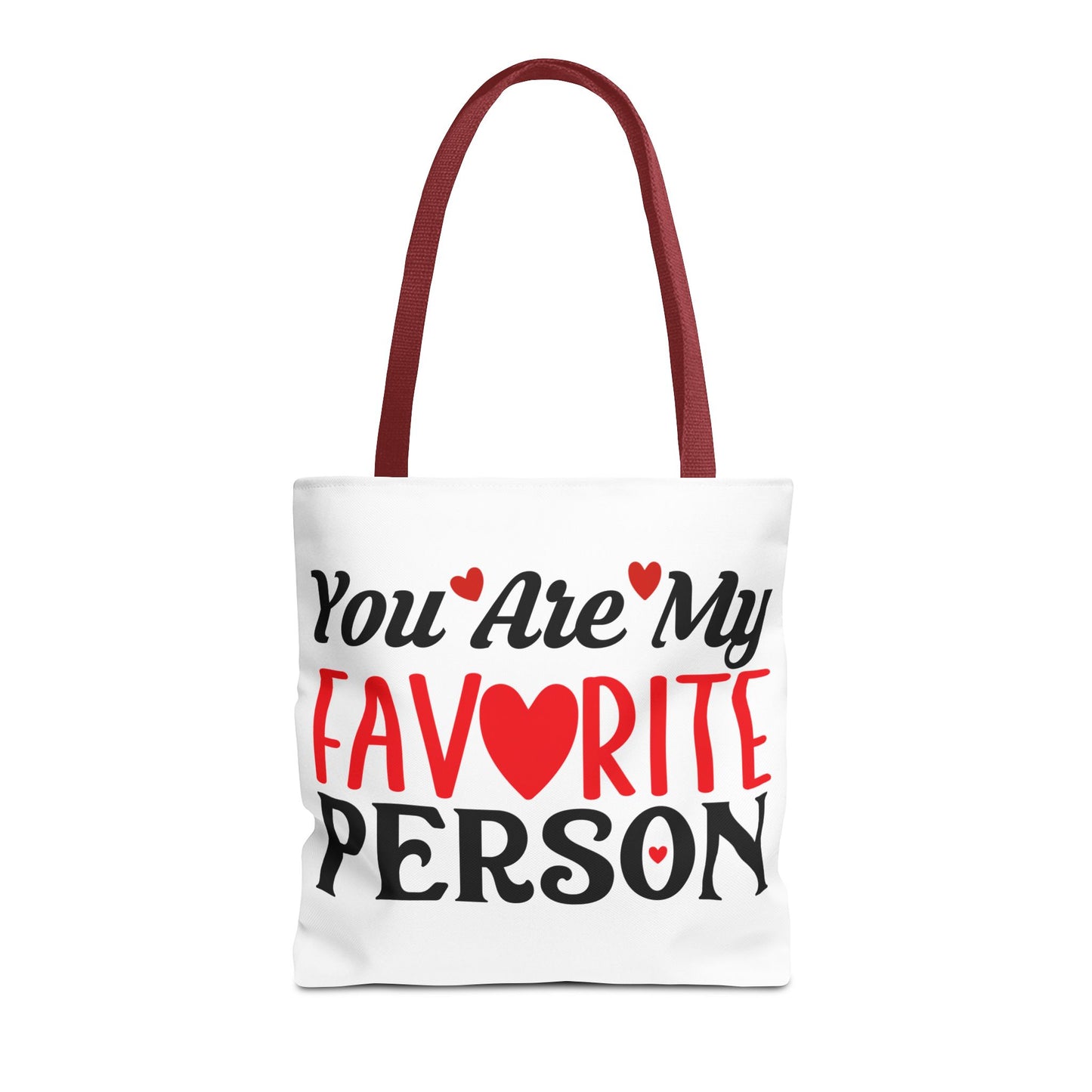 Valentine's - Tote Bag (AOP) - You Are My Favorite Person